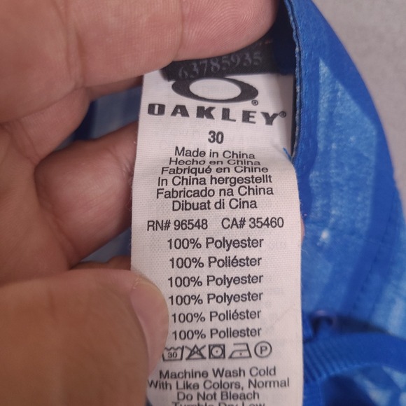 Oakley Boardshorts Mens 31 Blue Swim Trunks‎ Surf - Picture 14 of 14